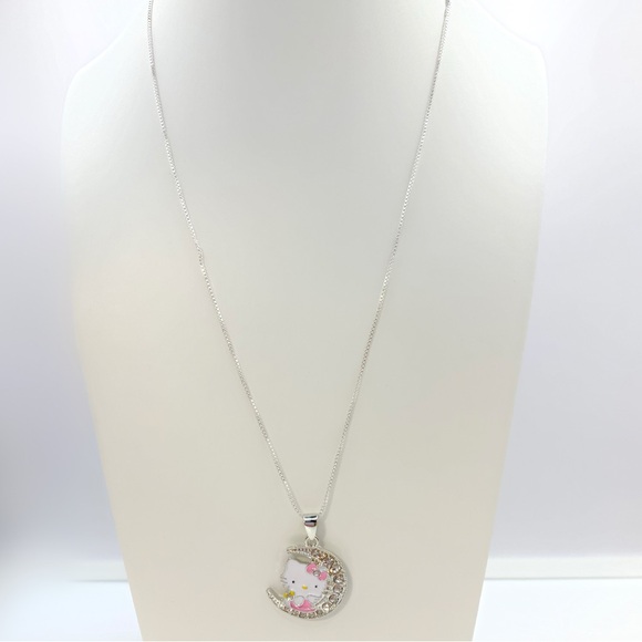 Sanrio Sweet Hello Kittys Moon Necklace - Picture 6 of 10